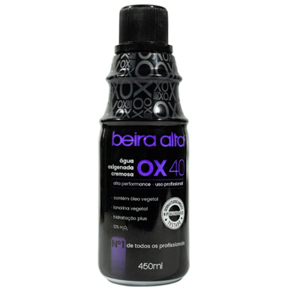 Água Oxigenada Black Profissional 40 Volumes 450ml Beira Alta