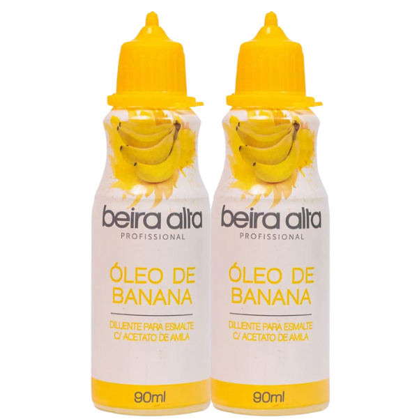 Óleo de Banana Diluente 90ml Beira Alta 2 Unidades em Oferta na Shopee