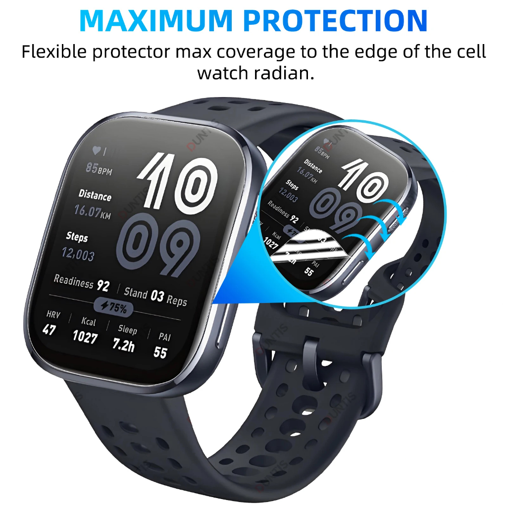 Película TPU Gel para Xiaomi Amazfit Bip 6 c/ 2 un