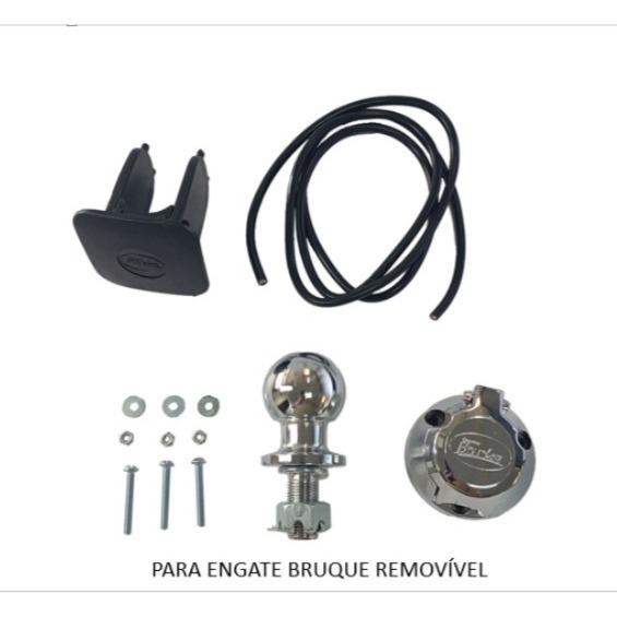 Kit para Engate Reboque Removível Brucke em Oferta na Shopee