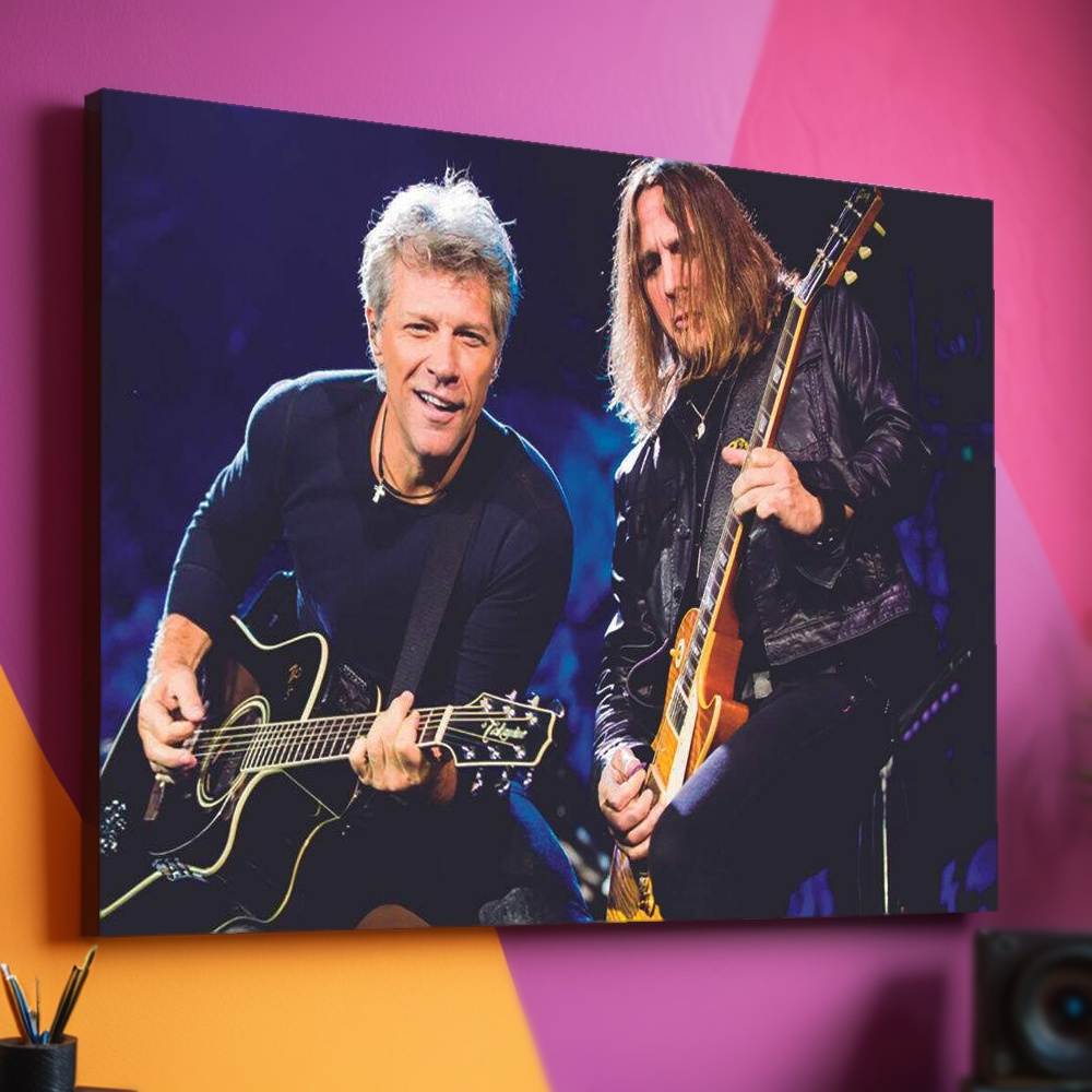 Placa Decorativa Bon Jovi 2 (Quadro Placas Decorativas MDF de Bandas e Músicas, Rock)