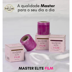 Plástico Filme Rosa Master (48mm x 150m) - Para Cílios, Sobrancelhas e Hidragloss