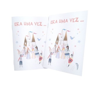 Livro para Colorir Princesas Reino Encantado Lembrancinhas Personalizados Aniversário Festa