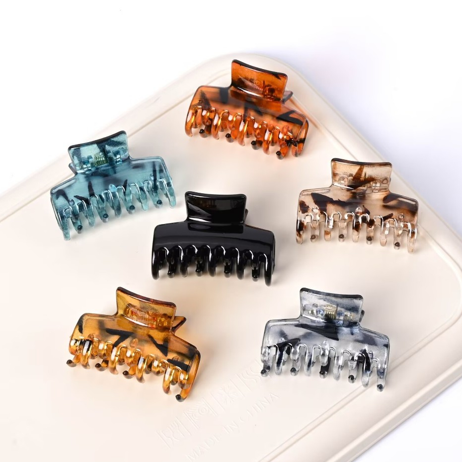 Grampo de cabelo de piranha elegante para mulheres