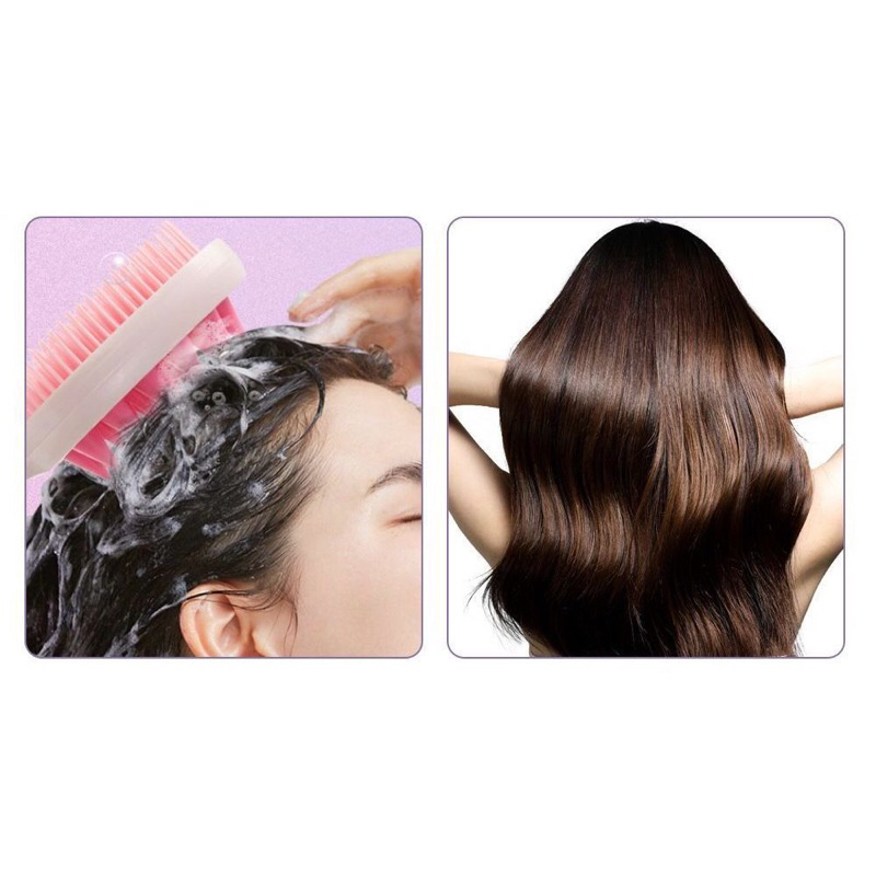 2 Em 1 Molhado ou Seco Couro Cabeludo Massageador Escova Dupla Face Massagem Pente Shampoo Corpo Macio em Oferta na Shopee
