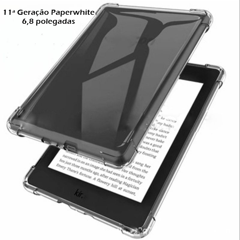 Capa transparente para kindle 11 geração Paperwhite M2L3EK 6,8 polegadas
