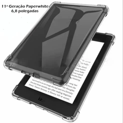 Capa transparente para kindle 11 geração Paperwhite M2L3EK 6,8 polegadas
