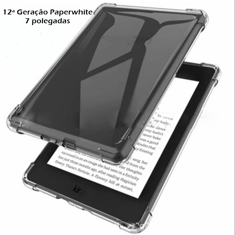 Capa transparente para kindle 12 geração Paperwhite 7 POLEGADAS 2024 Colorsoft