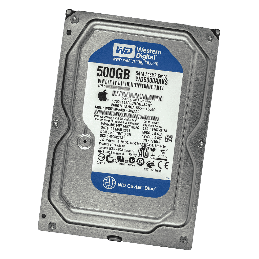 Hdd Western Digital 500gb Wd5000aks Versão iMac (Recondicionado)