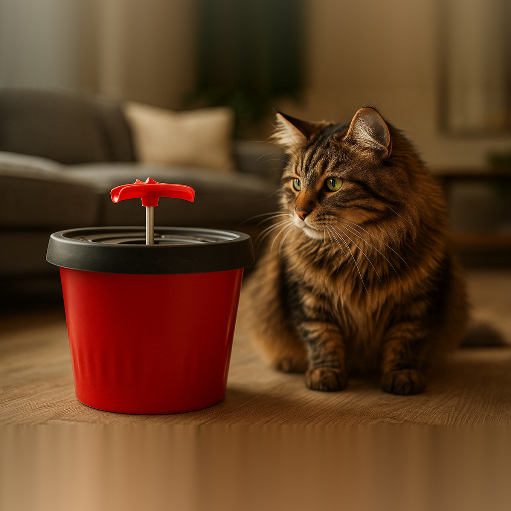 Fonte Bebedouro Automático Silencioso 1,5L para Gatos e Cachorros com Cascata de Água