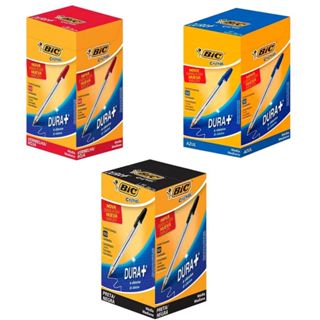 CANETA BIC CRISTAL 1.0 CX C/50 UND AZUL/preto/vermelho. em Oferta na Shopee