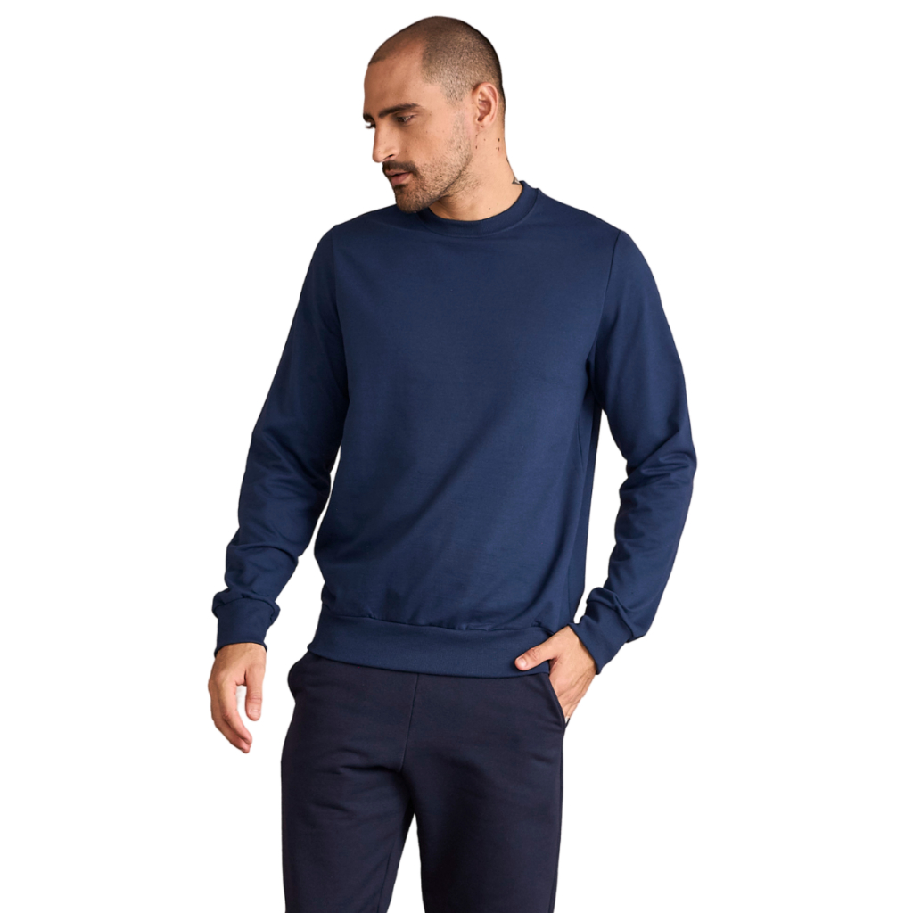 Blusão de Moletom Peluciado Liso Masculino KB232-C1