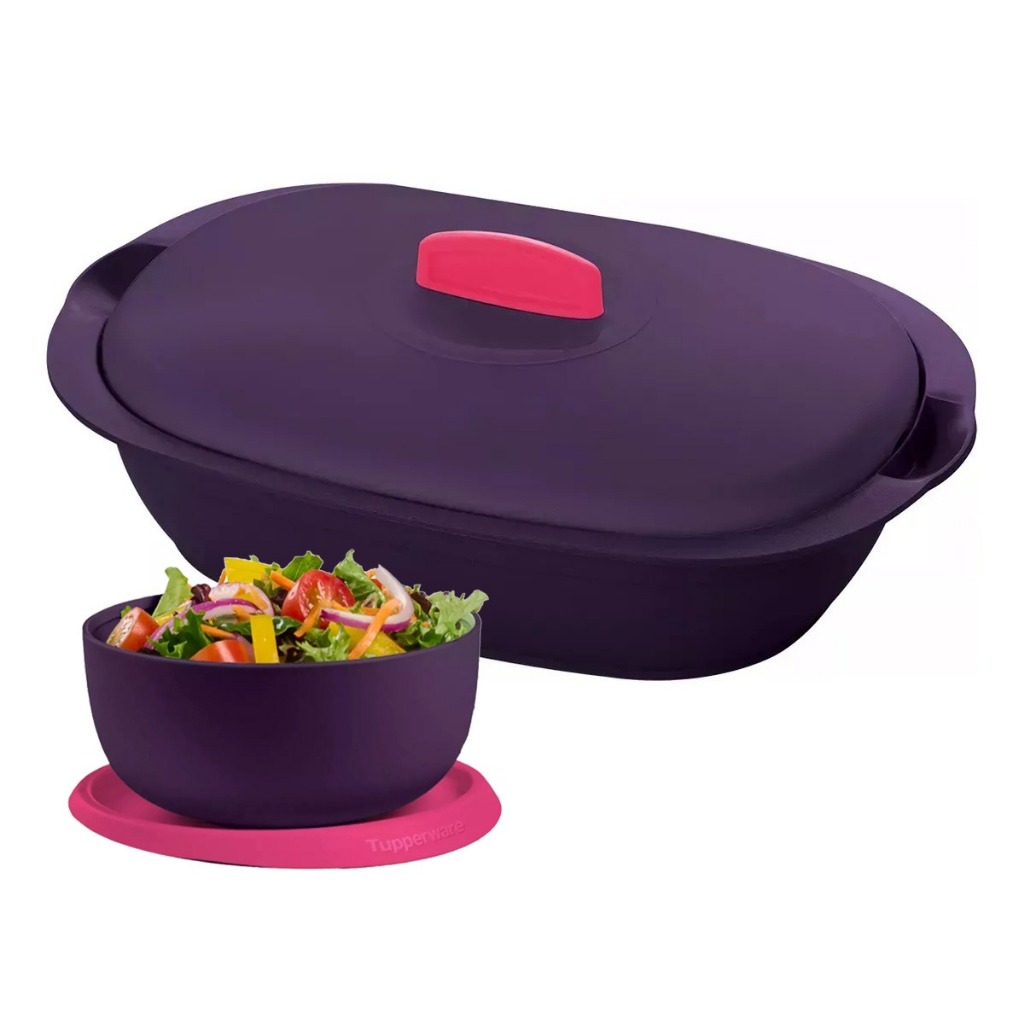 Kit Tupperware Beringela - Toque Mágico 550 ml + Actualité 1,7 Litros