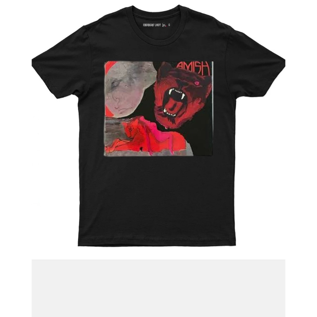 Camiseta AMISH HARD ROCK 70s SUÉCIA BUDGIE DUST SABBATH DTF ALTA QUALIDADE  ROCK PLUS SIZE