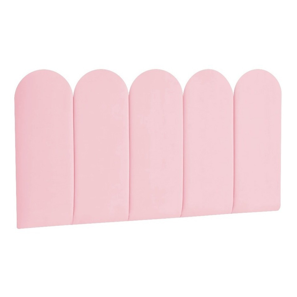 KIT 15 CABECEIRA MODULAR ESTOFADA DECORATIVA DE PAREDE - MODELO NUVEM