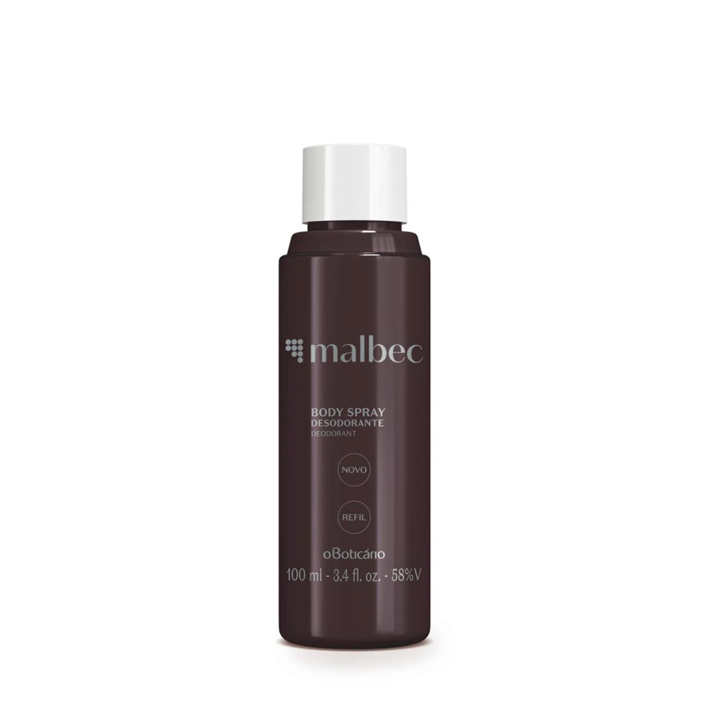 Refil Desodorante Body Spray Malbec 100ml