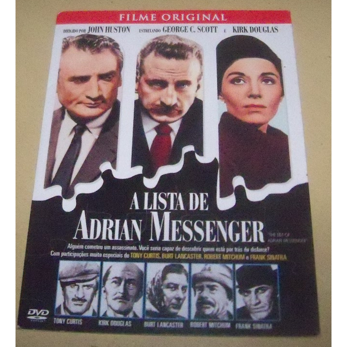 DVD A Lista de Adrian Messenger - DVD Original John Huston, George C. Scott