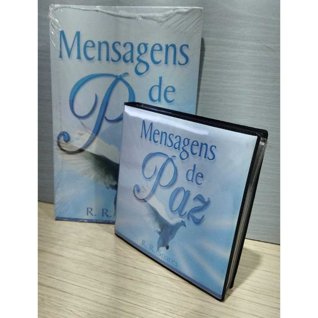 Mensagens de Paz - Kit de fé livro + box com 12 CDs - RR SOARES