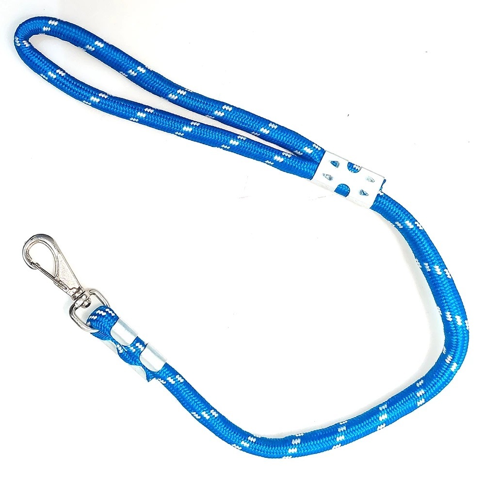 Guia Coleira Roliça com Presilha para Cães 12mm x 0,60cm Varias Cores Reforçado e Resistente