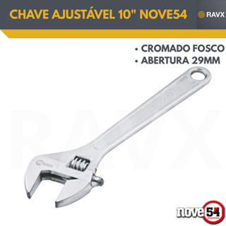 Chave Inglesa Ajustável 10 Polegadas Cromado Fosco nove54 954 em Oferta na Shopee