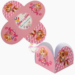 50 Forminhas 4 Pétalas Patrulha Canina Skye Festas Aniversário Forminhas para Doces Confeitaria em Oferta na Shopee