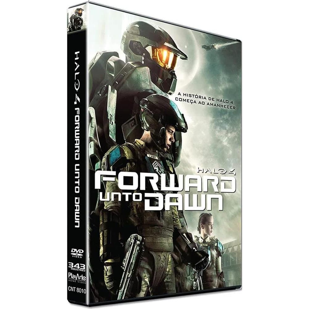 DVD Halo 4  Forward Unto Dawn - ORIGINAL PlayArte - Tom Green - Ação Guerra Ficção - Novo Lacrado