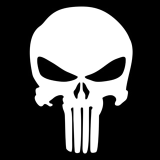 Adesivo Punisher Caveira Skull Vinil Carro Moto Caminhão em Oferta na Shopee