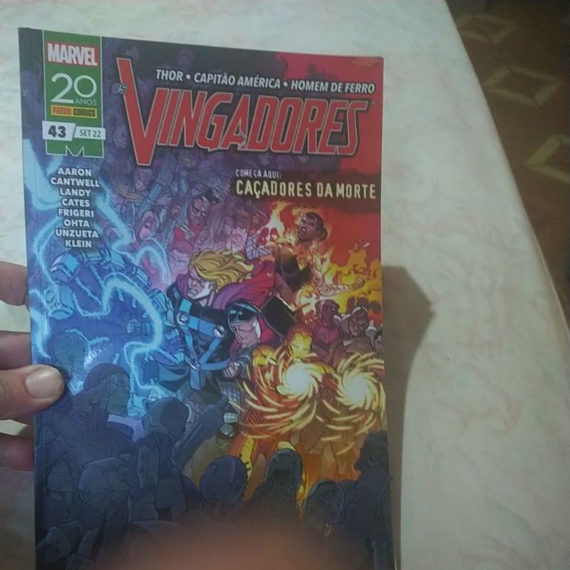 Vingadores Caçadores da Morte Número 43 - Thor/Capitão américa/Homem de Ferro- Marvel