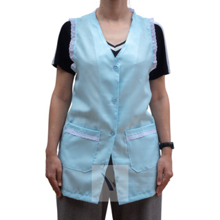 Jaleco cavado feminino com detalhes em lese em Oferta na Shopee