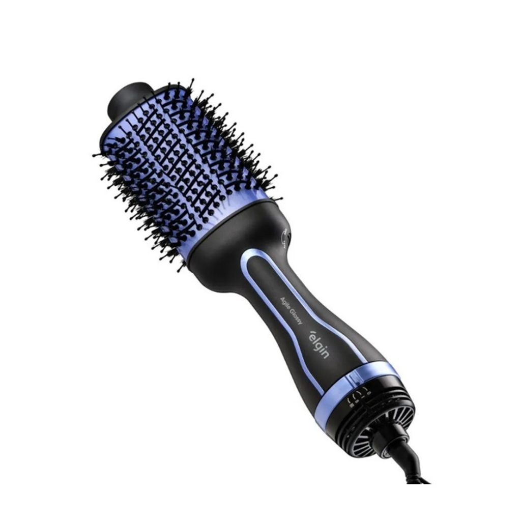Escova Secadora Agile Glossy Elgin 3 em 1 1300W Bivolt