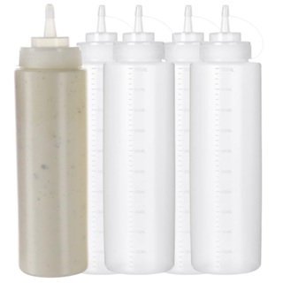 Bisnaga Grande com Tampa 1 Litro para Molhos 5 Pecas - KIT 5 BISNAGAS GRANDE 1 LITRO em Oferta na Shopee