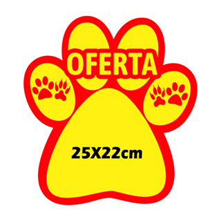 Splash OFERTA PATINHA Cartaz Oferta 25x22cm em Oferta na Shopee