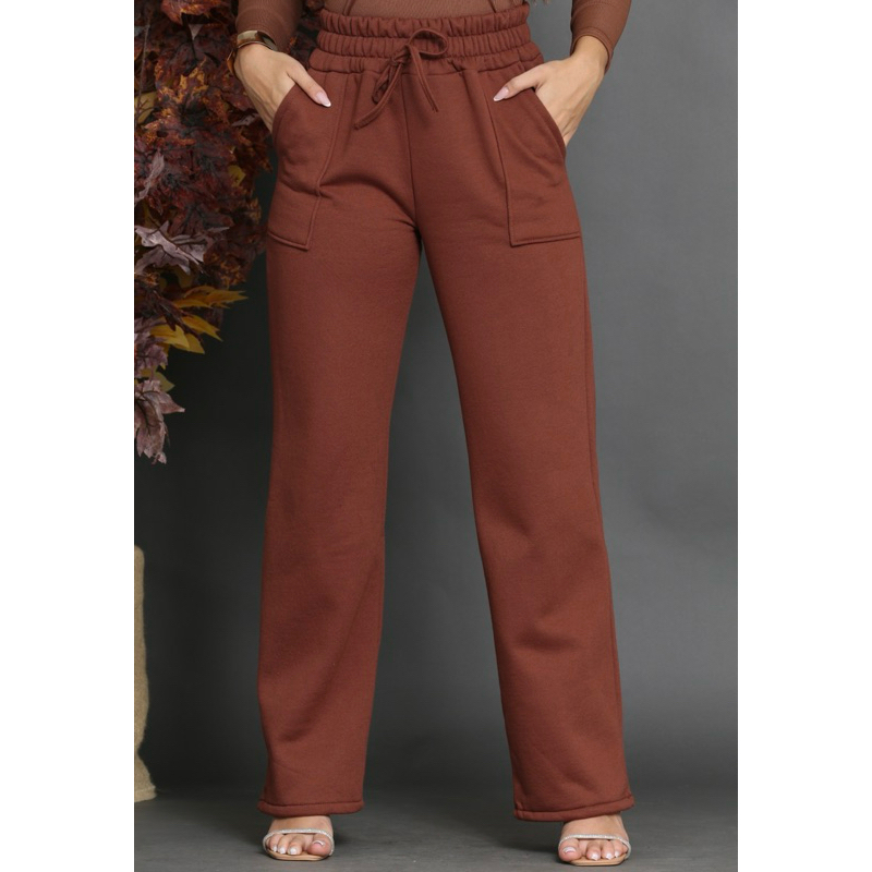 Calça de moletom feminina pantalona bem grosa em Oferta na Shopee
