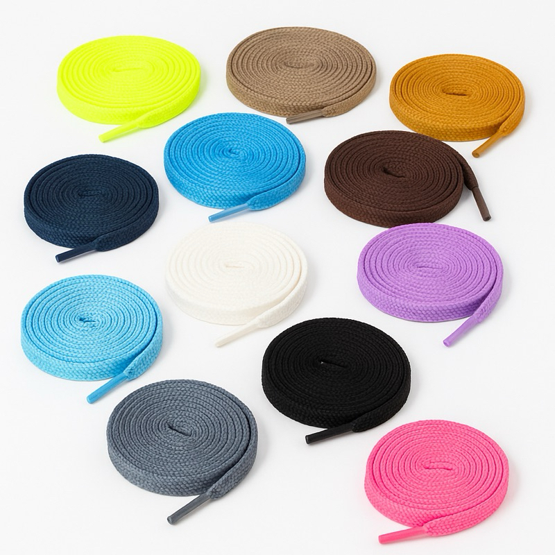 Cadarço Estiloso para Tênis – Tradicional ou Customizado | Várias Cores | Toque de Estilo no Seu Pisante!