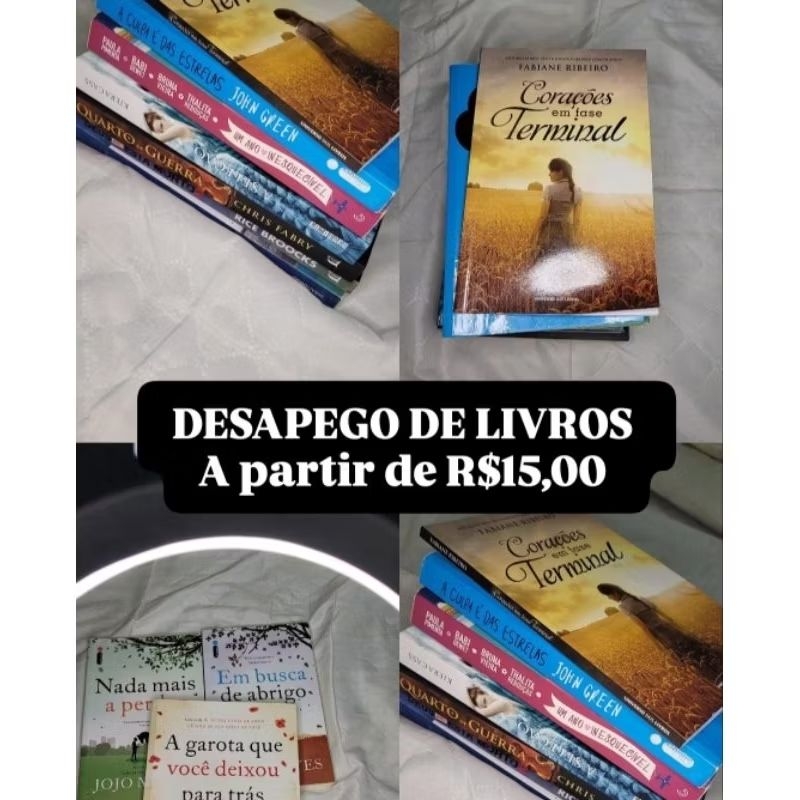 DESAPEGO DE LIVEROS / 15 REAIS / LIVROS COLLEEN HOOVER / LIVROS DE ROMANCE / LIVRO UM CASO PERDIDO