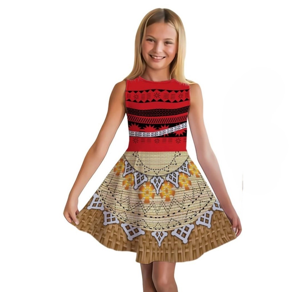 Vestido Fantasia Moana ( pronta entrega ) ( envio imediato )