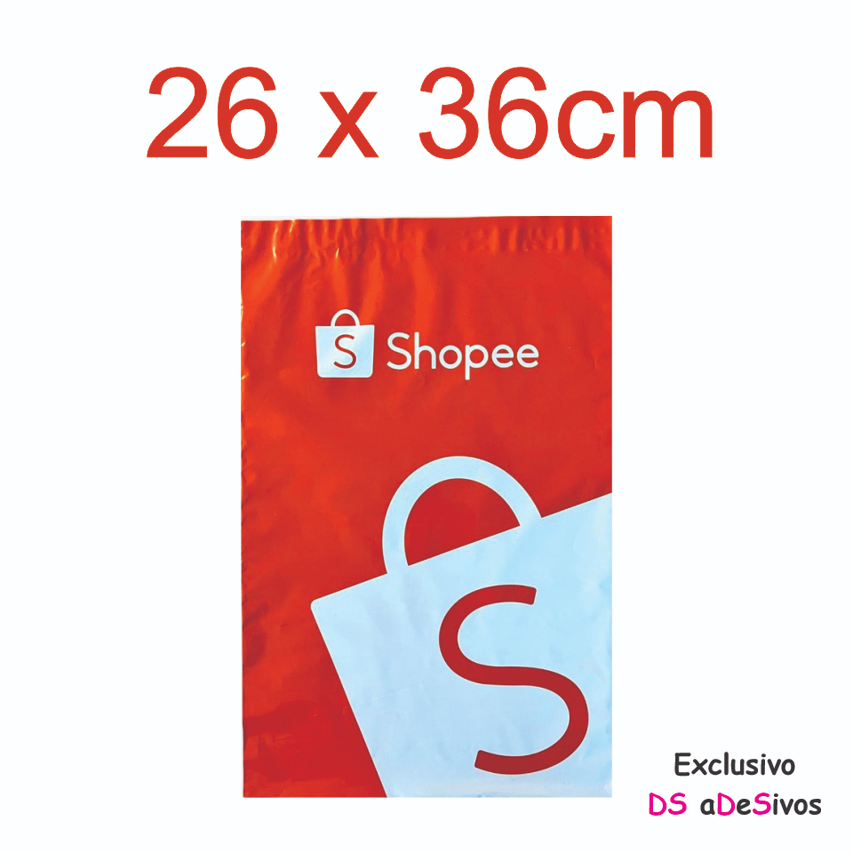 Lançamento 250 Envelopes COEX 26x36cm Saco de Segurança Para Shopee Embalagem Inviolável