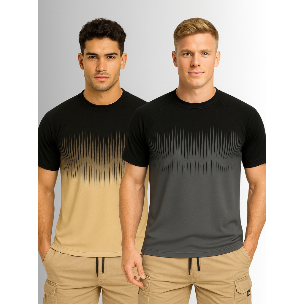 KIT 2 Camisa Masculina DRYFIT Sublimada Roupa de Academia Leve Respiráve Exercícios em Oferta na Shopee