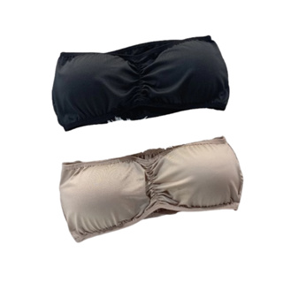 02 Sutiãs Tomara que Caia Com Bojo Bustiê Top faixa Festa Inverno Confortável Não Marca em Oferta na Shopee