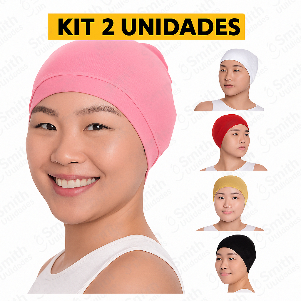 Kit 2 Toucas Nero com Barra Anti-Frizz Alisa - Santa Clara em Oferta na Shopee