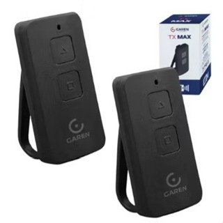 Controle remoto portão eletrônico Garen TX Max 2 botões alarme garagem automático em Oferta na Shopee