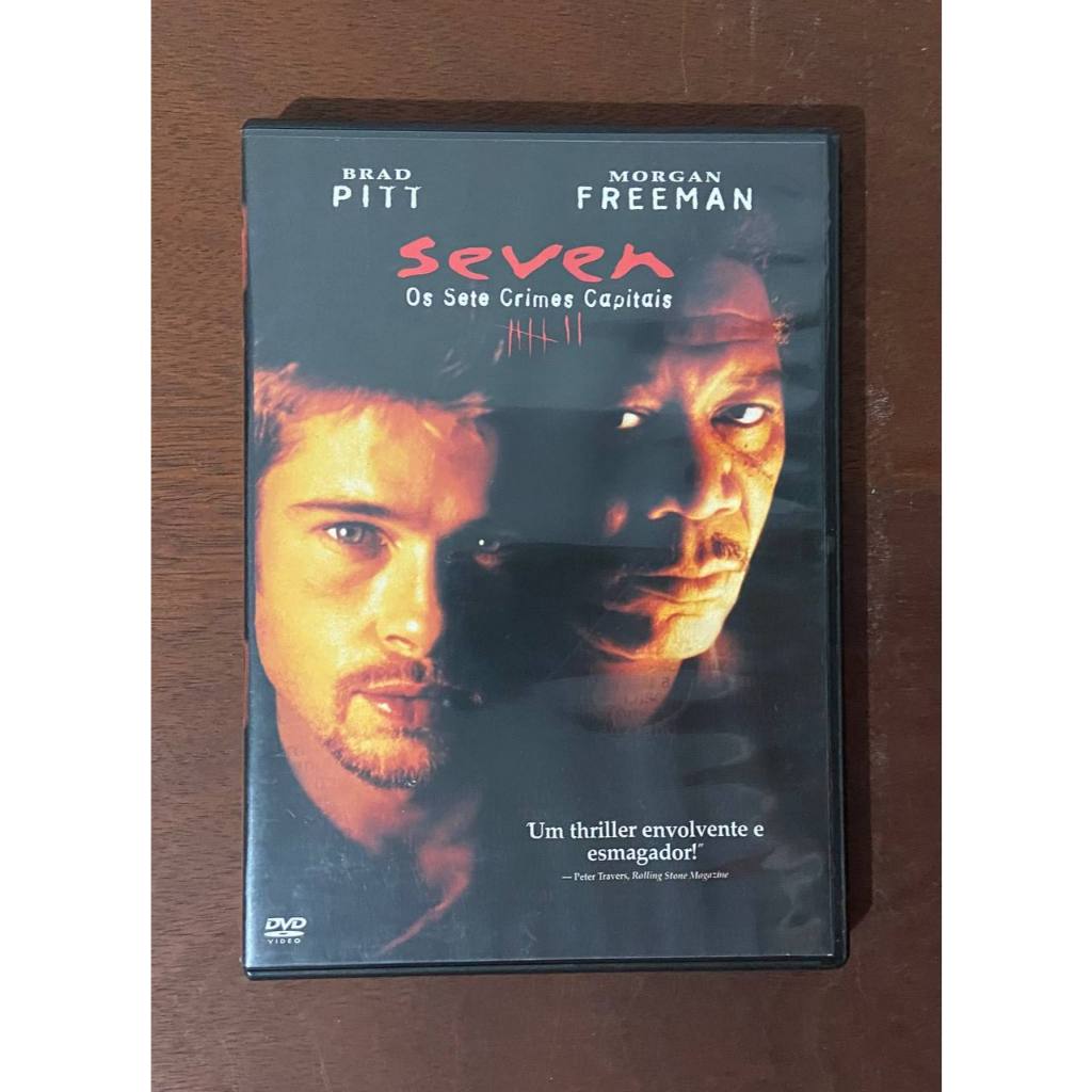 Dvd Seven Os Sete Crimes Capitais (Thriller) - Brad Pitt, Morgan Freeman - original