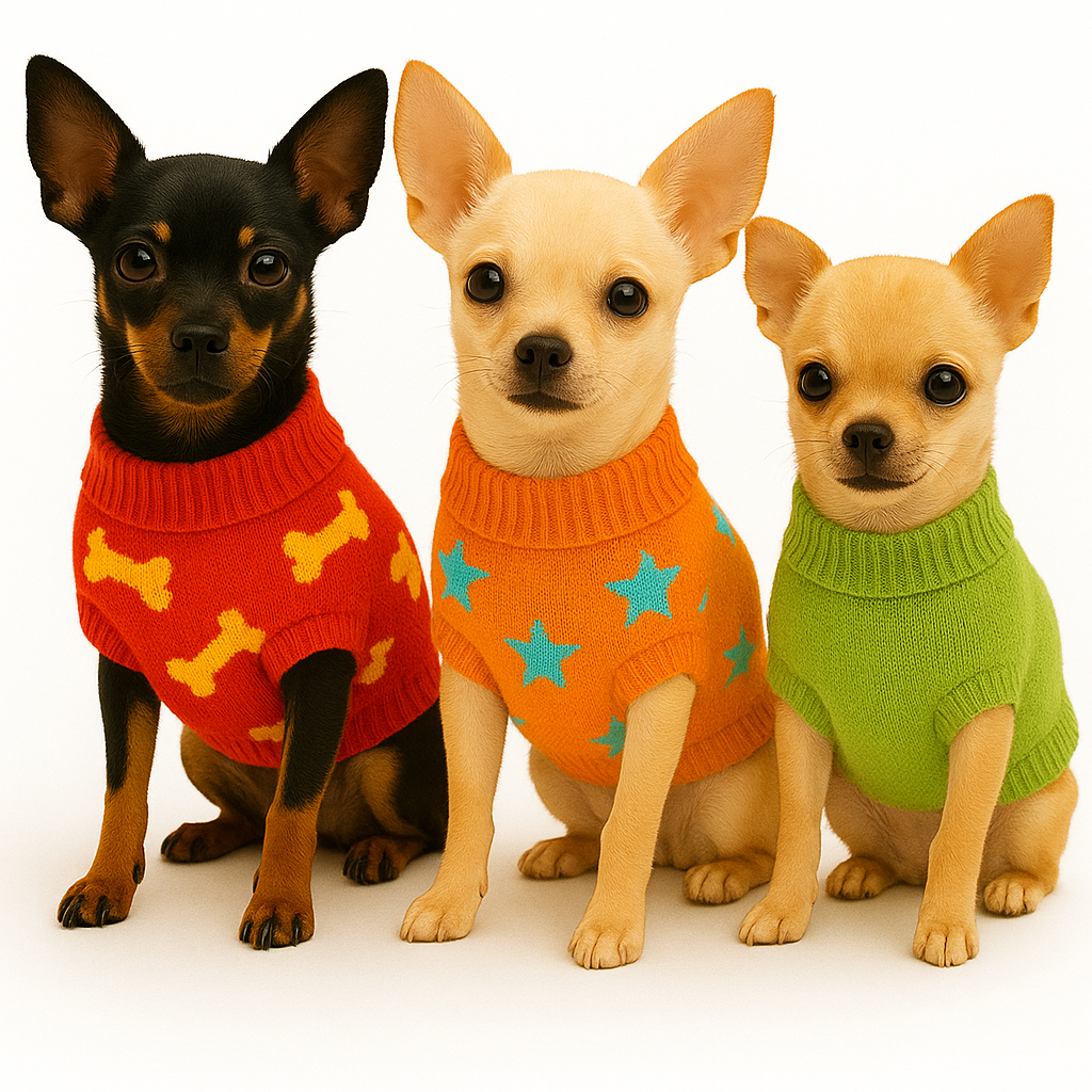 3 Roupa Pet Ideal Pinscher Cachorro Raça Mini Micro Filhotes Entrega Rápida Flex