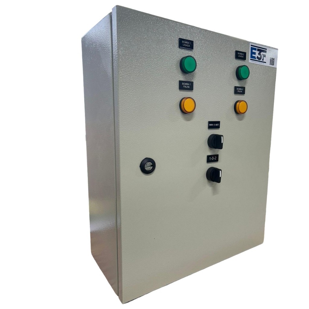 Quadro Revezamento de Bombas Monofásico 3CV 220V + Bóia