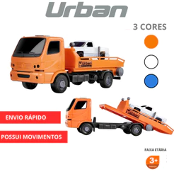 Brinquedos Carrinho Caminhão Veiculo Carro Urban Guincho Para Criança Kids Moleque Menina Guri Infantil Mega Promoção