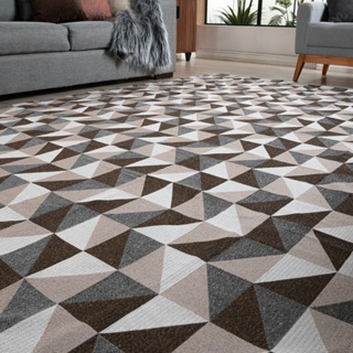 Tapete 2,00 M X 3,00 M Para Sala Quarto Escritório Antiderrapante Geométrico em Oferta na Shopee