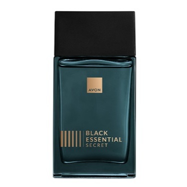 Avon Black Essential Secret Deo Colônia Masculina 100ml Fragrância Amadeirada Ambarada Sofisticada