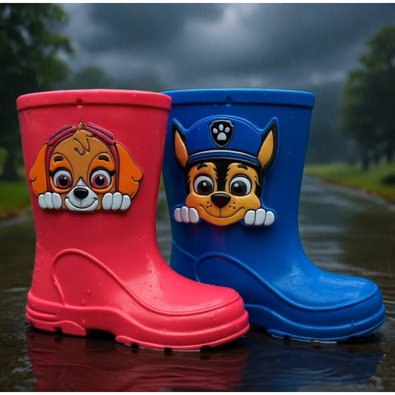 GALOCHA INFANTIL PATRULHA CANINA MENINO MENINA BOTA IMPERMEAVEL REF.8