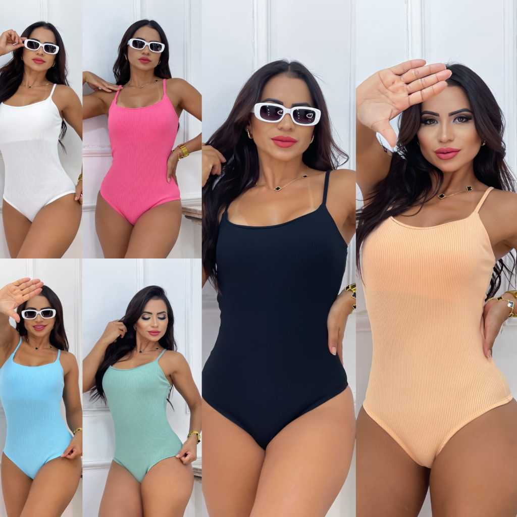 BODY DE ALCINHA MALHA
