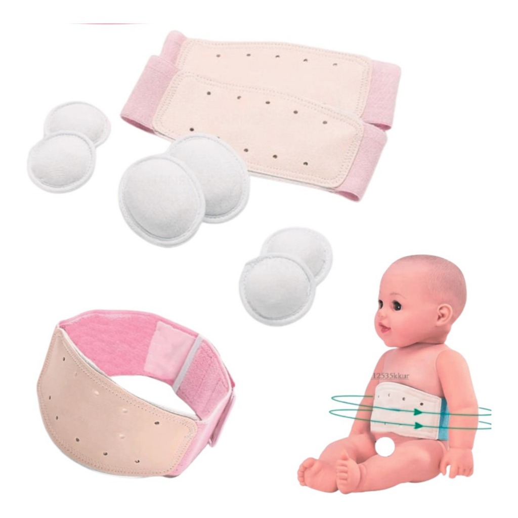 Cinta Para Hérnia Umbilical Infantil Alivio Nas Dores Dos Bebes/ Respirável Algodão